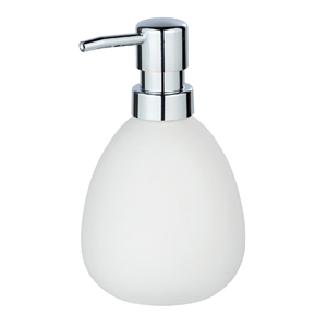 Matt White Soap Dispenser Polaris