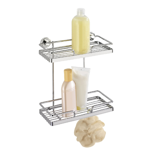 Wenko Power Lock Two Tier Wall Rack Sion Image 3