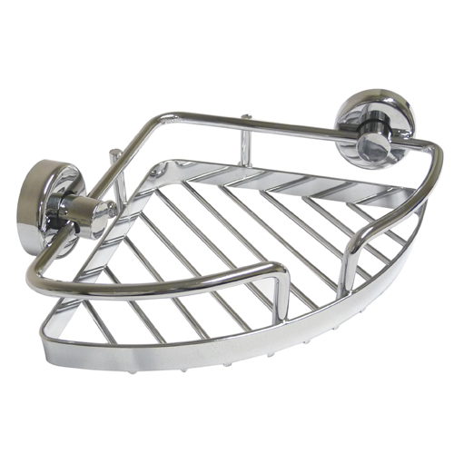 Wenko Power Lock Corner Shelf Sion Image 1