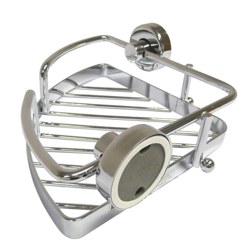Wenko Power Lock Corner Shelf Sion Image 3