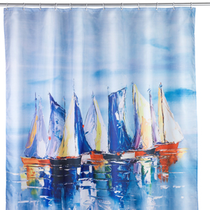 Wenko Sailing Shower Curtain 180cm x 200cm - Obsolete