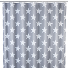 Wenko Stella Grey Shower Curtain