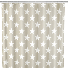 Wenko Stella Taupe Shower Curtain