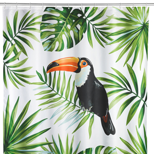 Wenko Tucan Shower Curtain 180cm x 200cm