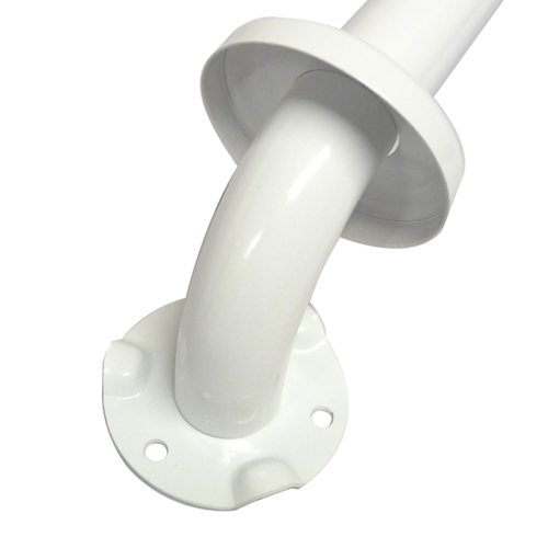 Straight White Stainless Steel 32mm Grab Rail Image 4