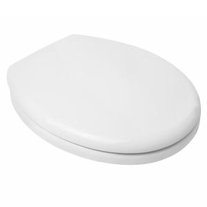Anti-Bac Safeflush White Toilet Seat - Obsolete