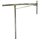 Hinged Fold Up Arm Support Stainless Steel