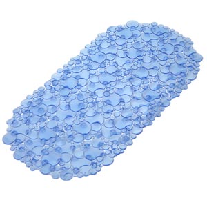 Blue Bubbles Bath Mat