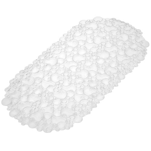 Clear Bubbles Bath Mat Image 1