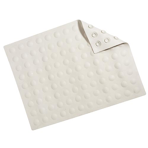 White Dome Bath & Shower Tray Mat Image 1