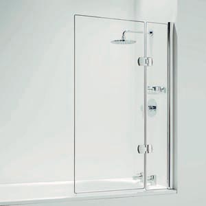 Hinged Square Bathscreen With Fixed Panel - Obsolete
