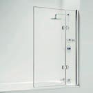 Hinged Square Chrome 800mm