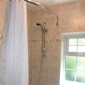 Curved Shower Rails