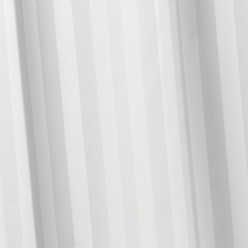 Woven Stripe White Shower Curtain 180cm x 180cm Image 2