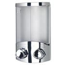 Euro Dispenser Duo Chrome Or White