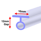 Tube Channel Seal Translucent 12mm