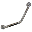 Angled Stainless Steel Grab Rail - 32mm