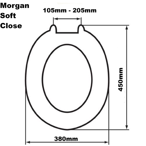 Morgan Sit Tight Soft Close Toilet Seat Image 6