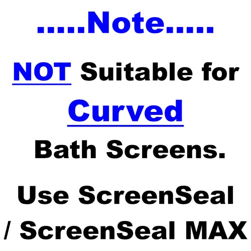 ClipSeal PS-2-6: Curved Seal for Bath Screens & Doors (86cm Length) Image 8