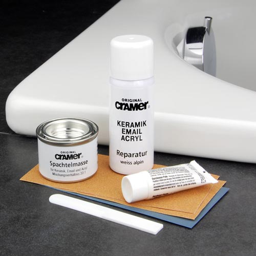 Enamel-Ceramic Scratch and Chip Repair Kit - Alpine White Image 3
