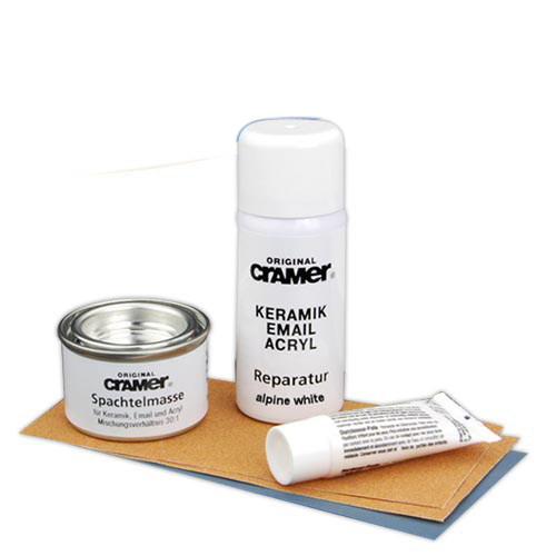 Cramer Enamel-Ceramic Scratch and Chip Repair Kit - Alpine White Image 1