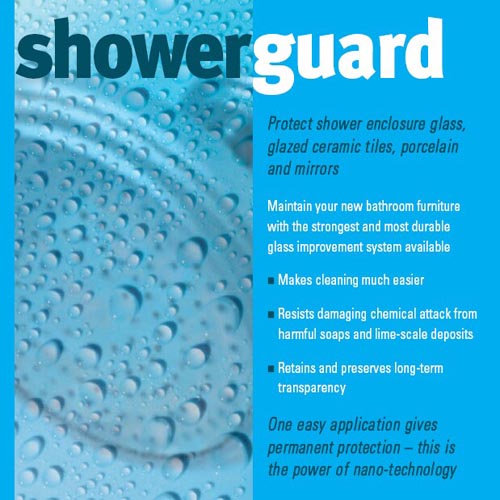 Shower Guard - Protects New Glass Image 6