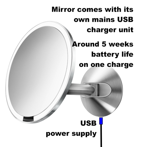 Simplehuman wall mount sensor mirror hotsell