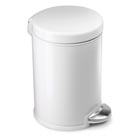 simplehuman Mini White 3L Pedal Bin