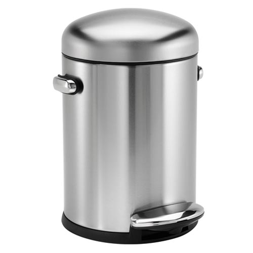 simplehuman 4.5L mini round step can product support