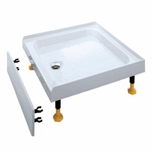 Coram Shower Tray 800mm x 800mm for Alcove