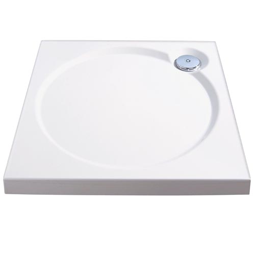 Coram Slimline Shower Tray 800mm x 800mm - Obsolete Product Image 1