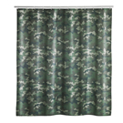 Wenko Green Camouflage Shower Curtain